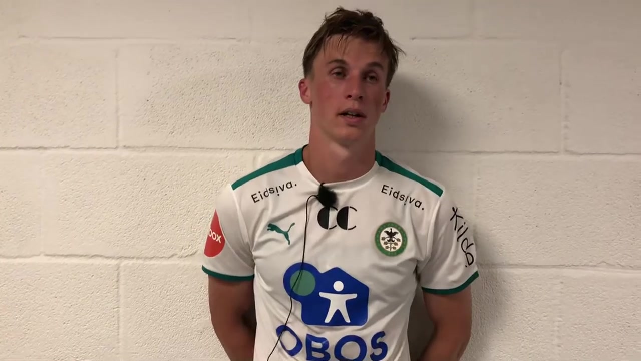 Fredrik Sjølstad etter Brann-kampen